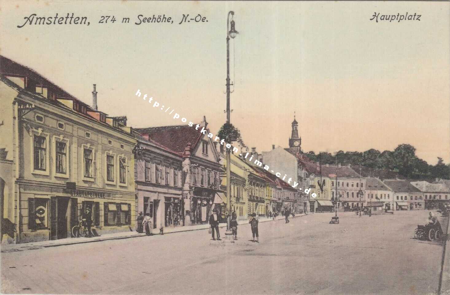 Amstetten Hauptplatz 1923
